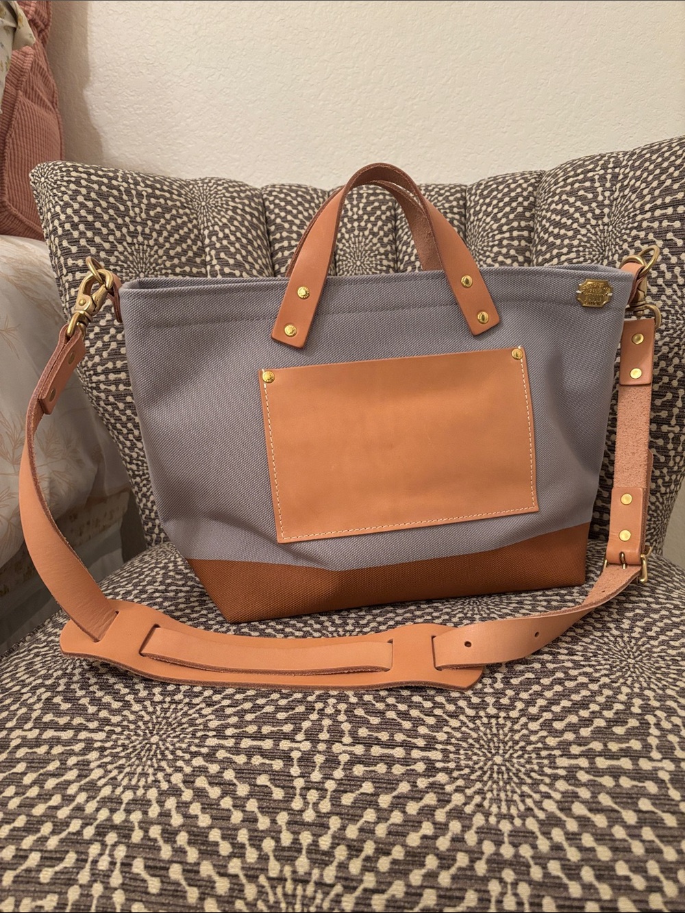 The Superior Labor Japan TSL Engineer Tote Bag Leather Detail Canvas for Planner - Picture 6 of 16